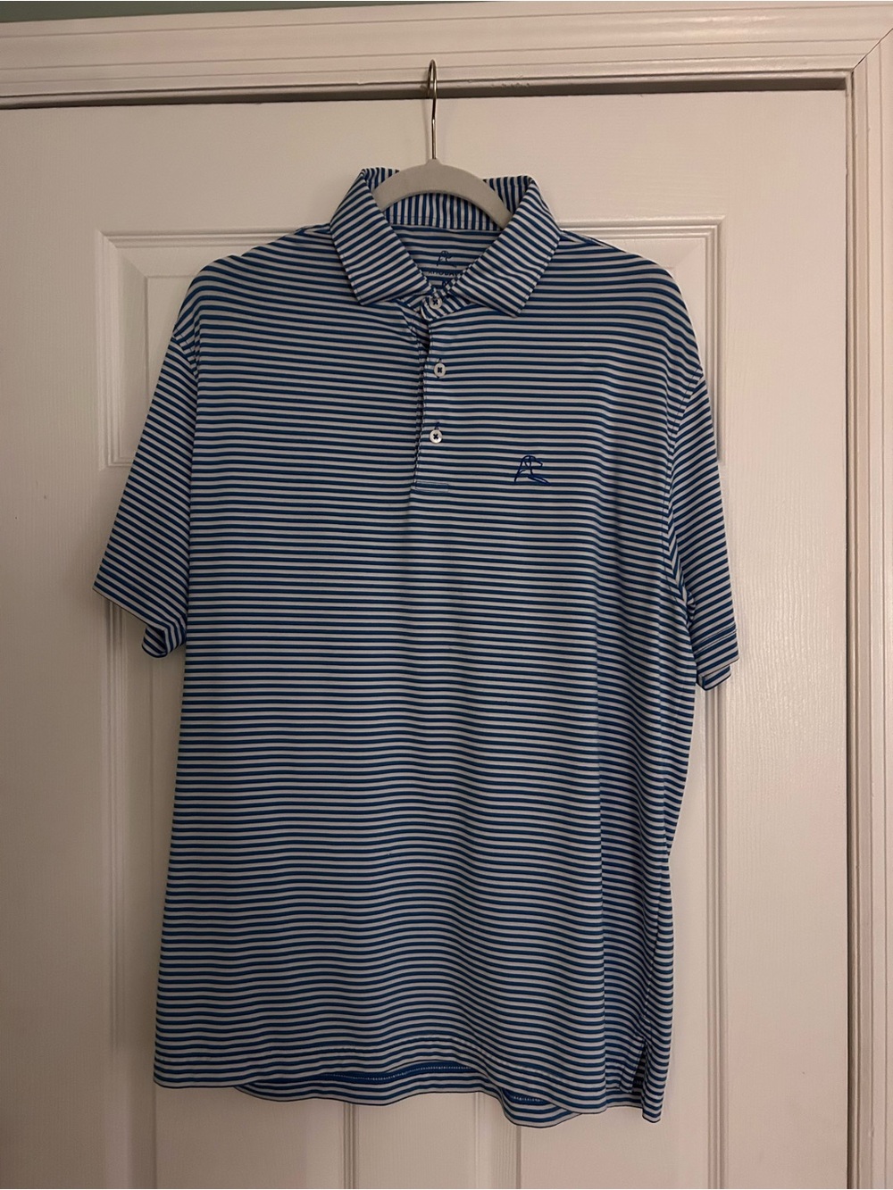 Rhoback Birdie Stripe Performance Polo
